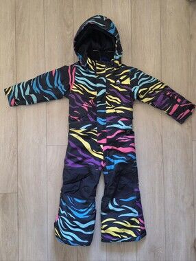 Burton Safari Stripe Kids One-piece Snow Suit, Size 3